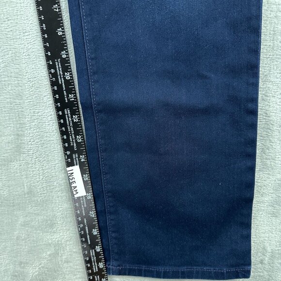 Bandolino AMY Straight Leg Jeans Womens Size 18 High Rise Dark Wash Blue - Picture 9 of 12